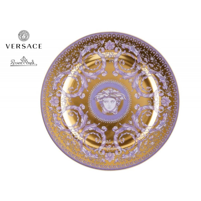 Versace Piatto 22 cm Le Grand Divertissement Gold- 25 Anni