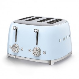 Smeg Tostapane 4 x 4 Fette Azzurro Estetica Anni 50 TSF03PBEU