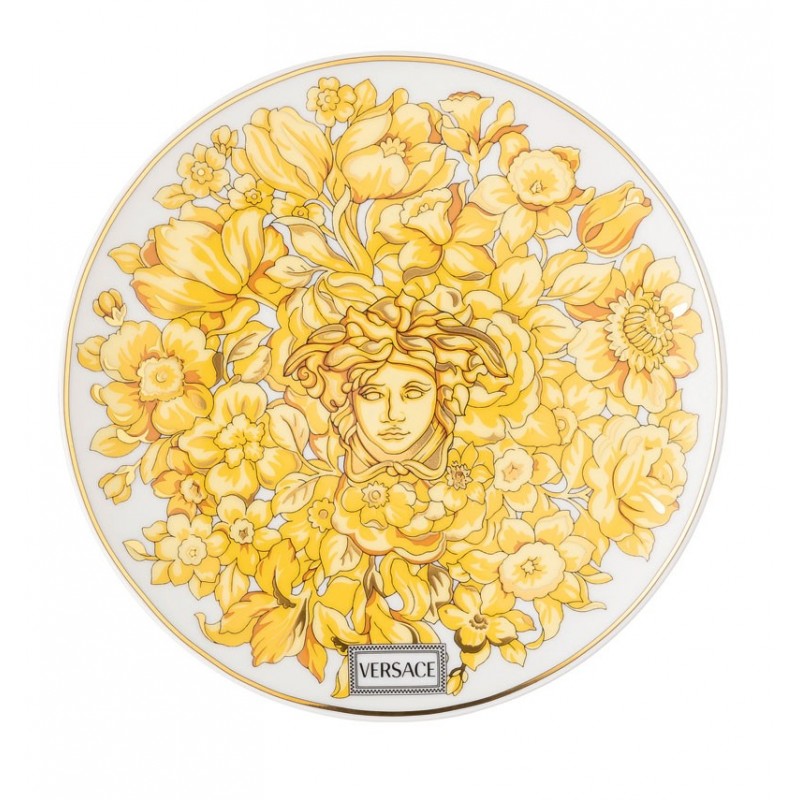 Versace Rosenthal Medusa Rhapsody Plate 17 cm