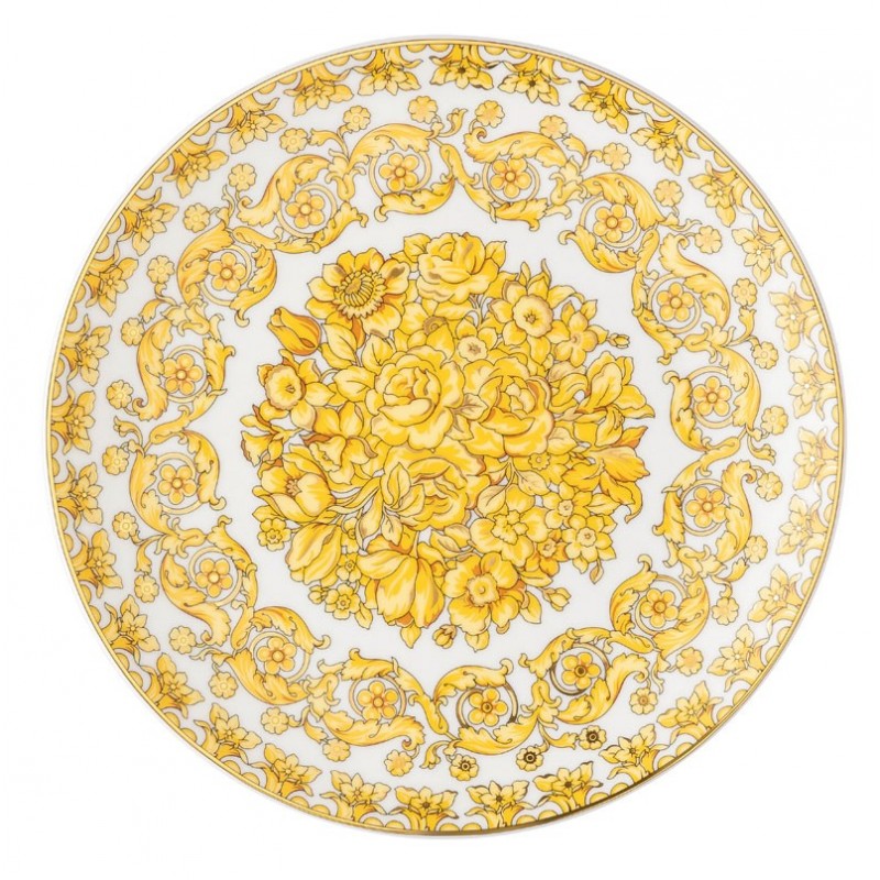Versace Rosenthal Medusa Rhapsody Plate 21 cm