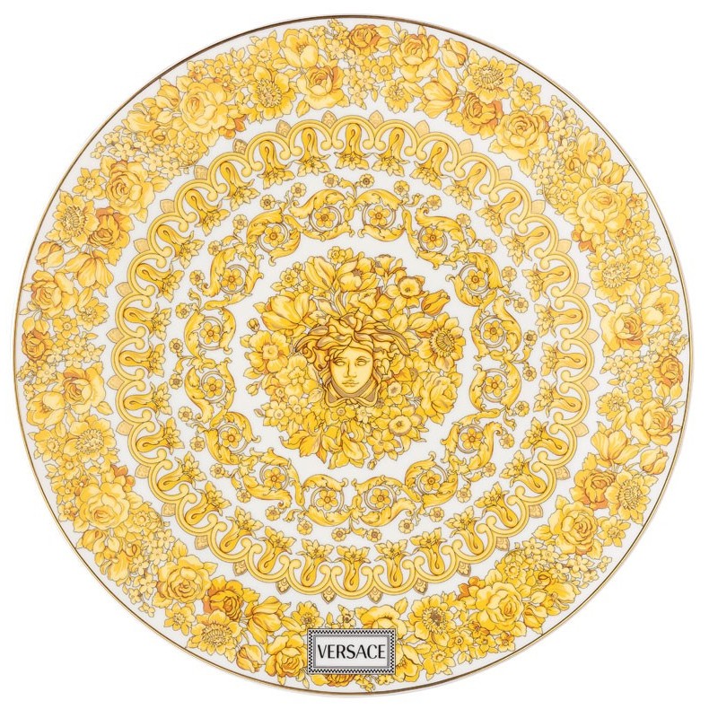 Versace Rosenthal Medusa Rhapsody Service Plate 33 cm