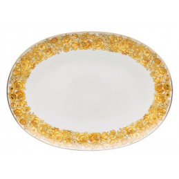 Versace Rosenthal Medusa Rhapsody Oval Platter 38 cm