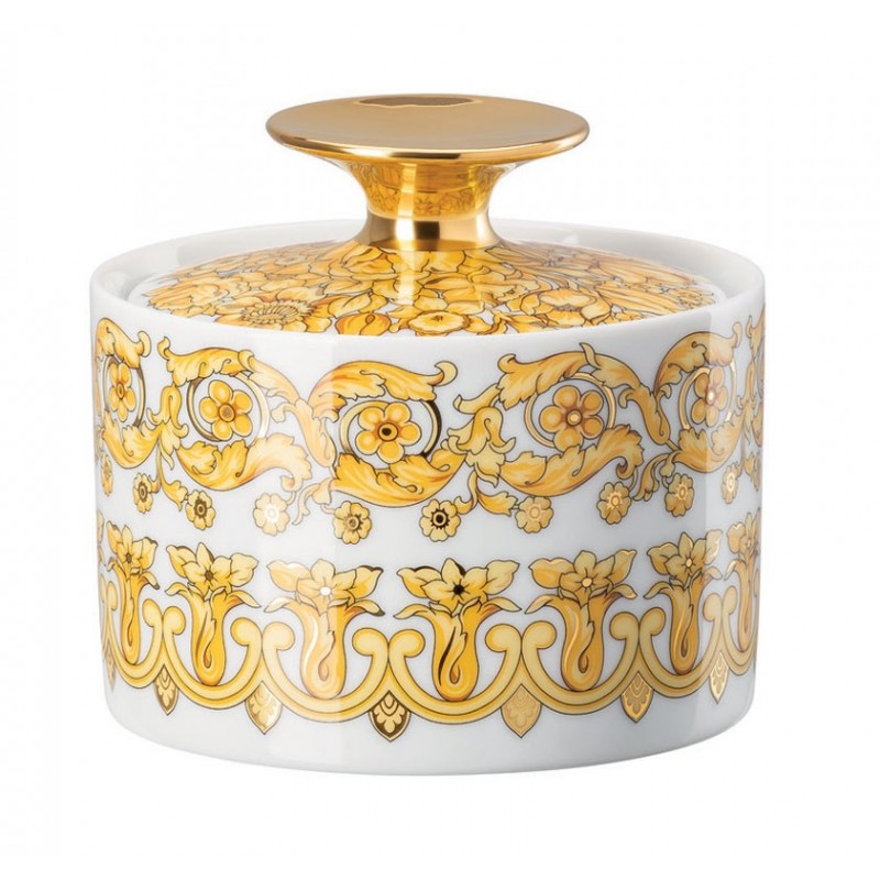 Versace Rosenthal Medusa Rhapsody Sugar Bowl