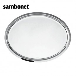 Sambonet Elite Oval Tray 49 x 37 cm Stainless Steel 56025-49