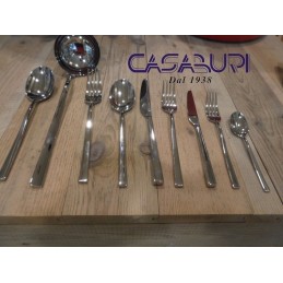Sambonet Linea Q Servizio Posate 75 Pz manico cavo orfèvre 52530-76
