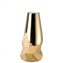 Rosenthal Geode Vase 27 cm Gold Titanium