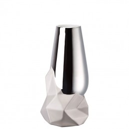 Rosenthal Geode Vase 27 cm Silver Titanium