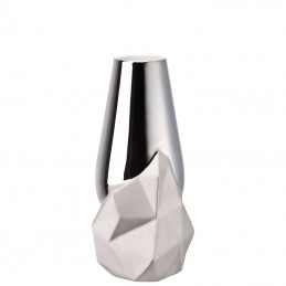 Rosenthal Geode Vase 27 cm Silver Titanium