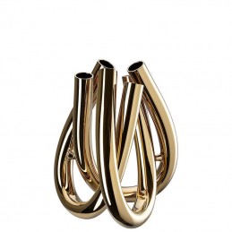 Rosenthal Triu Vaso 22 cm Cristallo Oro