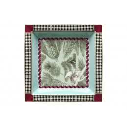 Richard Ginori Totem Squirrel Large Square Schale 24,5 cm