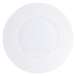 Bernardaud Ecume White Servizio Piatti Porcellana Limoges 18 Pz