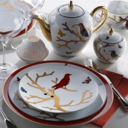 Bernardaud Aux Oiseaux Servizio Piatti Porcellana Limoges 18 Pz