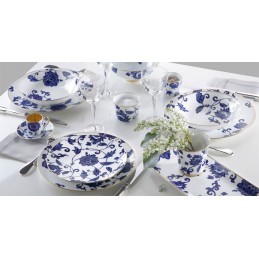 Bernardaud Prince Bleu Servizio Piatti Porcellana Limoges 18 Pz
