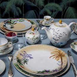 Bernardaud Tropiques Servizio Piatti Porcellana Limoges 18 Pz