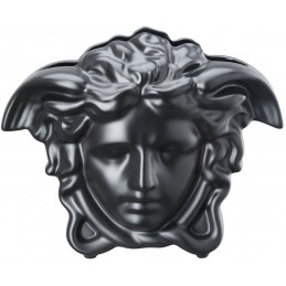 Versace Rosenthal Medusa Grande Vase 21 cm Black