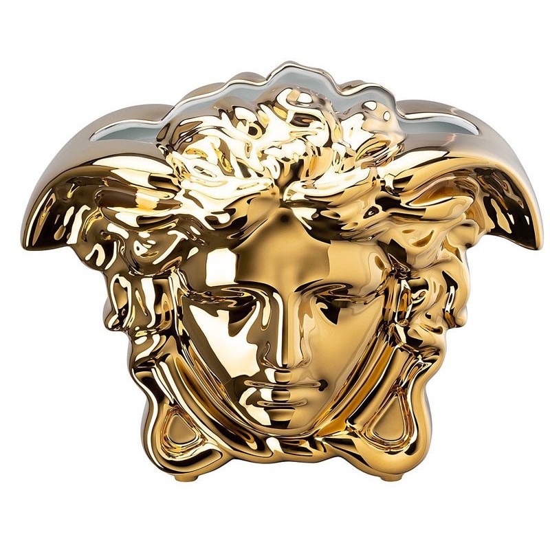 Versace Rosenthal Medusa Grande Vase 21 cm Gold