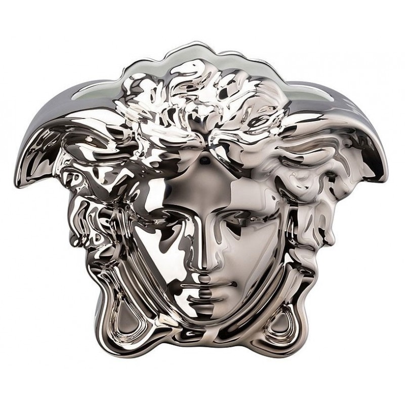 Versace Rosenthal Medusa Grande Vase 15 cm Silver