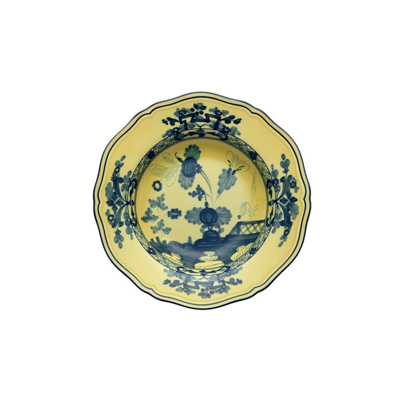 Richard Ginori Oriente Italiano Citrino Piatto Fondo 24 cm