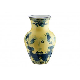 Richard Ginori Oriente Italiano Citrino Ming Vase H. 25 cm - 9 In