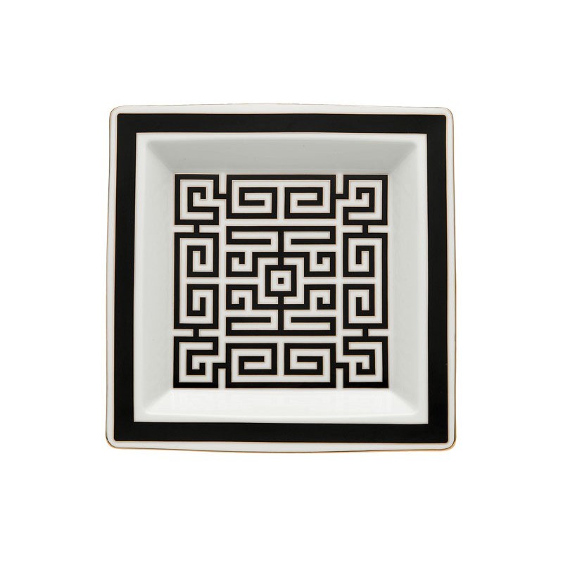 Richard Ginori Labirinto Nero Vide Poche Plate 24, 5 cm - 9 1 / 2 In