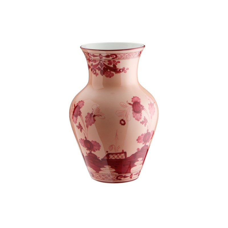 Richard Ginori Oriente Italiano Vermiglio Vaso Mingh H. 25 cm