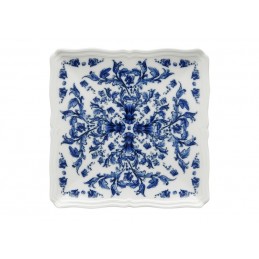 Richard Ginori Babele Blu Squared Plate 21 cm - 8 1/2 In
