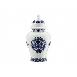 Richard Ginori Babele Blu Potiche Vase H. 31 cm-12 1/ 2 In with Cover