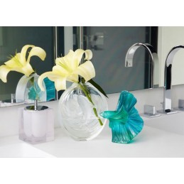 Lalique Pesce Combattente Scultura Piccola Cristallo Ref. 10672700