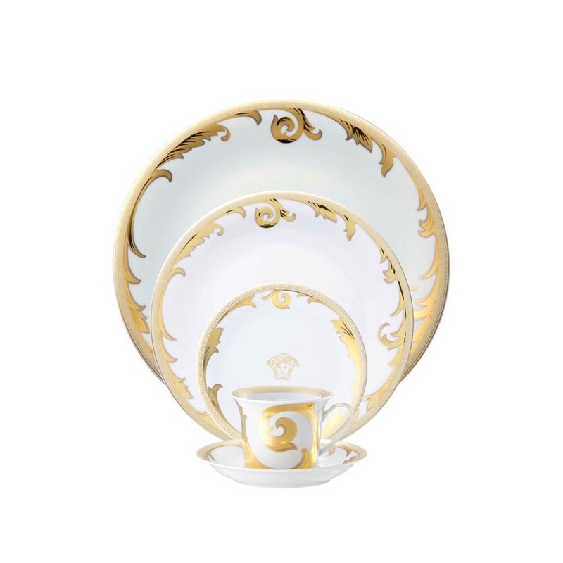 Versace Prestige Arabesque Gold Posto Tavola 5 Pezzi