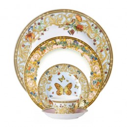 Versace Rosenthal Le Jardin de Versace Dinnerware Set 5 Pieces