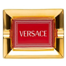 Versace Rosenthal Medusa Rhapsody Red Ashtray 13 cm