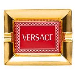 Versace Rosenthal Medusa Rhapsody Red Ashtray 16 cm