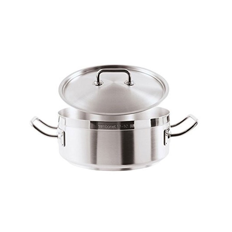 Sambonet Professionale Tegame 24 cm c / Coperchio 51209-74