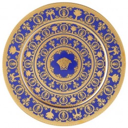 Versace Rosenthal I Love Baroque Blue Plate 33 cm Limited Edition