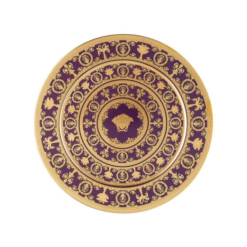 Versace I Love Baroque Viola Piatto 33 cm Edizione Limitata