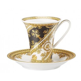 Versace I Love Baroque Tazza Caffè Alta con Piattino