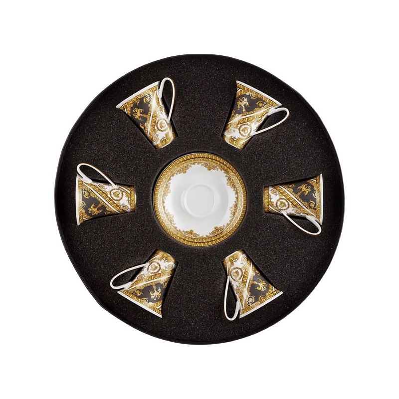 Versace I Love Baroque Set 6 Tazze Espresso con Piattino