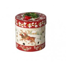 Villeroy & Boch Christmas Toy's Small Round Gift Package Reeinder
