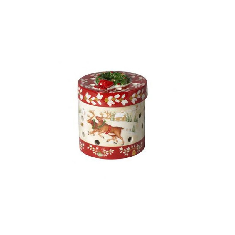 Villeroy & Boch Christmas Toy's Pacchetto Regalo Piccolo Tondo Renna