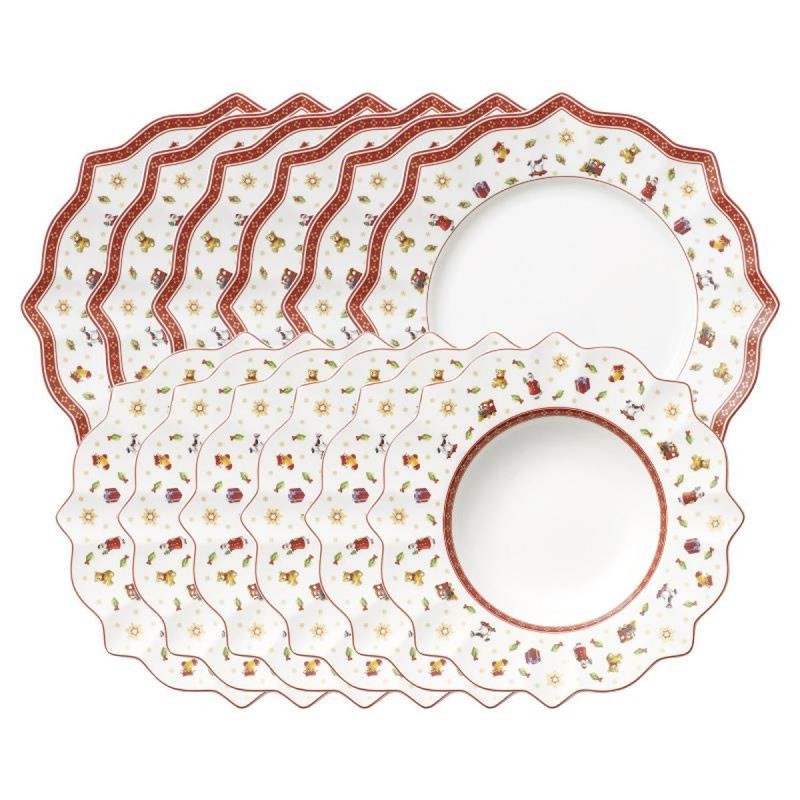 Villeroy & Boch Toy's Delight Set Piatti 8 Pz Bianco