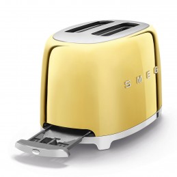Smeg 2 Slice Toaster Gold 50's Retro Style Aesthetic