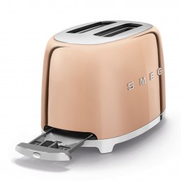 Smeg 2 Slice Toaster Rose Gold 50's Retro Style Aesthetic