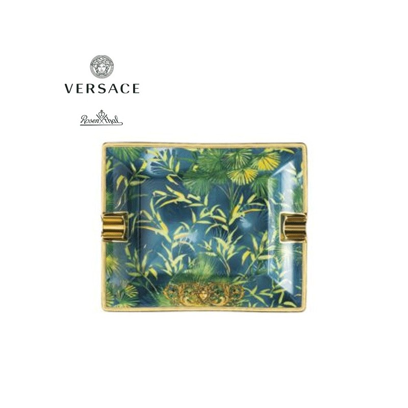 Versace Rosenthal Jungle Ashtray 16 cm 14269-403708-27236 Versace Rosenthal Jungle Ashtray 16 cm 14269-403708-27236
