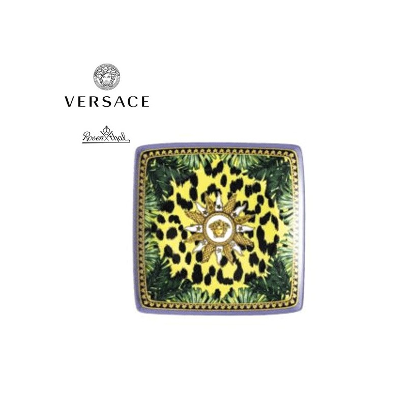 Versace Rosenthal Jungle Animalier Bowl 12 cm Square Flat