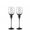 Versace Rosenthal Medusa Lumiere Haze Set of Two Red Wine Goblet