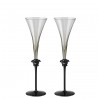 Versace Rosenthal Medusa Lumiere Haze Set of Two White Wine Goblet