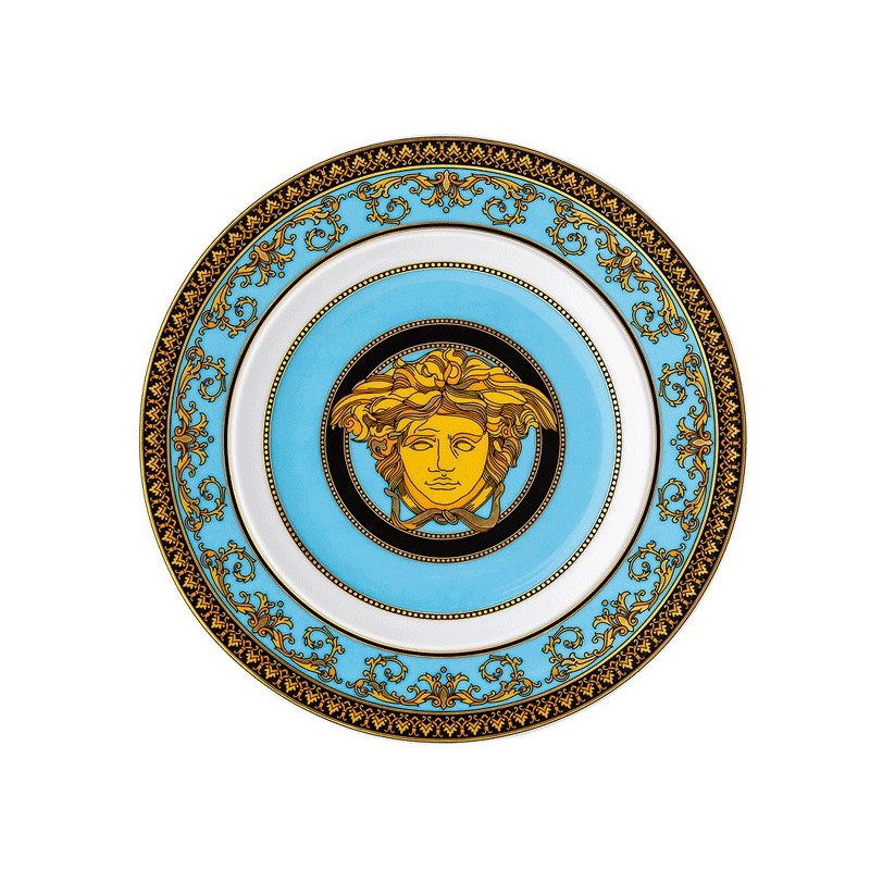 Versace Rosenthal Medusa Colours Plate 18 cm Medusa Celeste