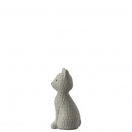 Rosenthal Pets Small Cat Smokey Stone H 8 cm