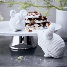 Rosenthal Pets Topo Grande Elvis Bianco H 9, 5 cm