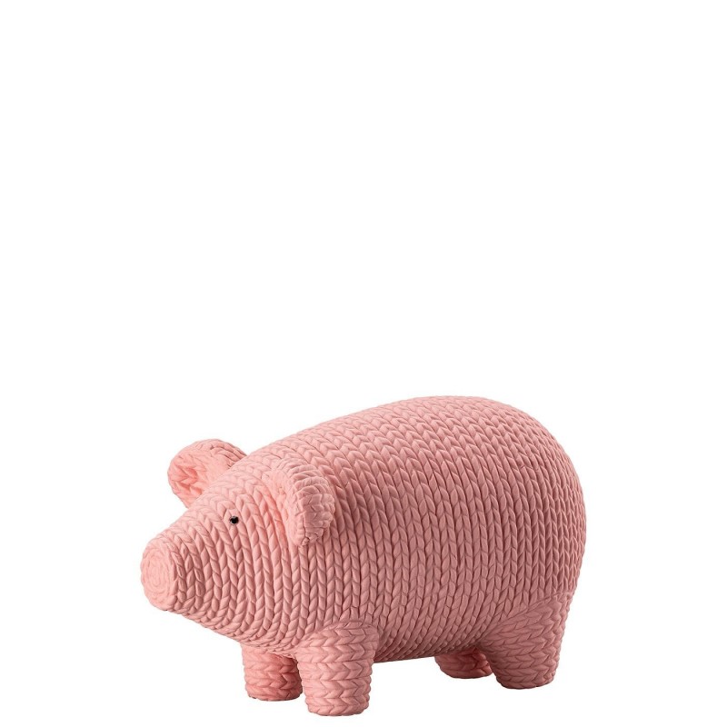 Rosenthal Pets Large Pig Alley Rosè H 7, 50 cm